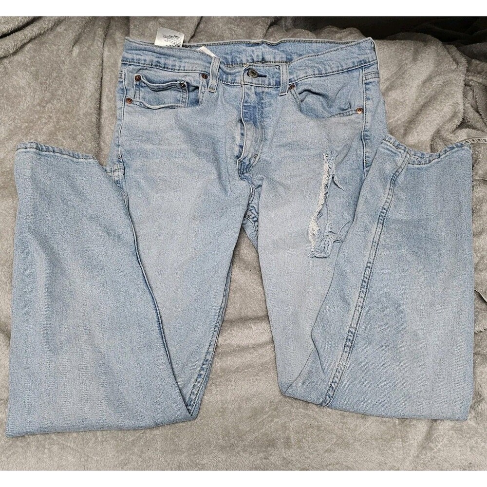 Levi's Water Less Men's Light Wash Slim Denim 510 32x30 Jeans 5-Pocket Zip Fly